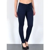 ESRA Stoffhose Damen High Waist Skinny Hose Stoffhose Stretch H520 Damen Stretch Skinny Stoffhose High Rise Stoffhose Damen Stretch Hose