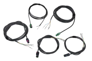 Original Kufatec Kabelsatz Kabelbaum Adapter Kabel Umfeldkamera Kamera für VW Arteon 3H Passat 3G B8 Tiguan AD1 Skoda Kodiaq NS7 Seat Ateca KH7 Tarraco KN2