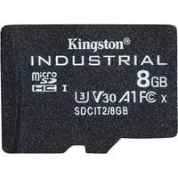 Industrial 8 GB microSDHC, Speicherkarte schwarz, UHS-I U3, Class 10, V30, A1