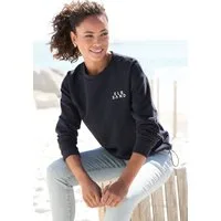 Elbsand Sweatshirt Carisa mit verstellbarem Gummizug am Saum, lockere Passform, casual-sportlich