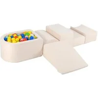COSTWAY Spielbausteine, 5 TLG. Schaumstoffbausteine für Kinder, Baby