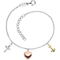 Engelsrufer Silberarmband Glaube Liebe & Hoffnung Tricolor