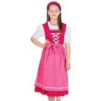 Isar-Trachten Dirndl Kinderdirndl 3tlg. - AIKA - fuchsia/light pink