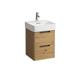 LAUFEN Waschtischunterschrank JUNA 400x422x515 2 Schubl m. Griffmulde f.WT H815281 wildeiche, H41157 H4115721092671