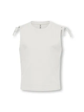KIDS ONLY - KOGOLIVIE S/L STRING TOP JRS cloud dancer - Gr. - 146/152