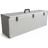 ECI Tools Werkzeugkoffer Koffer (LBH) 110x25x35cm Silber Deckel abnehmbar Messgeräte Musik EDV