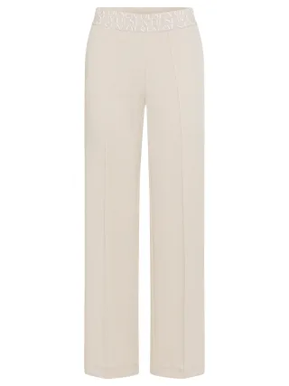 Olsen - Trousers Casual Long canvas beige - Gr. - 44
