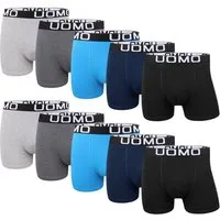 L&K Boxershorts 1116 (10er-Pack) Herren Boxershorts aus Baumwolle verschienden Farben