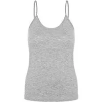 fashionshowcase Tanktop 4er Pack Damen Spaghettiträger Unterhemd Baumwolle Basic Top Stretch (Set, Mehrfachpack) atmungsaktiv, hautfreundich