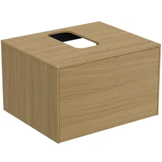 Ideal Standard Waschtischplatte Conca mittiger Ausschnitt 602x505mm Eiche hell, Alte Nr.2019, TV767Y TV767Y6