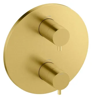 Damixa 2-Wege Unterputz Thermostat, Messing gebürstet PVD, 767067900 767067900