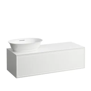 LAUFEN Waschtischunterschrank The New Classic1177x347x457 Aus, li 1 Schubl f. H812852/3 weiss matt H4060810851701