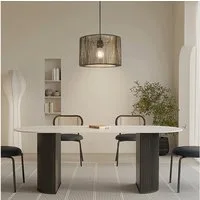Zedelmaier Pendelleuchte Hängelampe hängend Deckenlampe, ohne Leuchtmittel, ohne Leuchtmittel, für Esszimmer Wohnzimmer Schlafzimmer