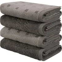 OTTO home Handtücher Regona, Handtücher 50x100cm, flauschig und weich, 500 gr/m², Frottier (Set, 4-St), Premium Handtücher mit Bordüre, Set, 100% Baumwolle, 5 Jahre Garantie