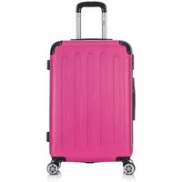 Flexot Hartschalen-Trolley F-2045 Kofferset, 360° Rollen, robuster Reisekoffer, Bordcase, 4 Rollen, Robuster und moderner Koffer mit vier 360° Rollen und Zahlenschloss