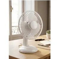 SALCO Tischventilator STV-160, 15cm Durchmesser, 3 Flügel, 2 Stufen, ideal für´s Office