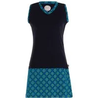 Vishes Sommerkleid Damen Sommerkleid Armlos Sternchen-Kleid Tunika-Kleid T-Shirtkleid Boho, Goa, Guru Style