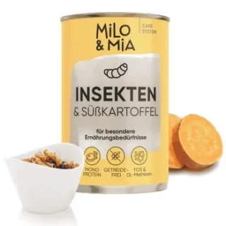 Milo & Mia Insekten & Süßkartoffel 6x400 g