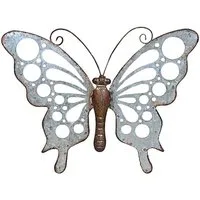 HTI-Line Wanddekoobjekt Dekoschmetterling Verena (Stück, 1 St., 1 Schmetterling), Gartenfigur Falter