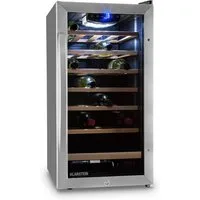 Klarstein Weinkühlschrank Vinamour 26 Uno, für 26 Standardflaschen á 0,75l,Wein Flaschenkühlschrank Weintemperierschrank Weinschrank Kühlschrank