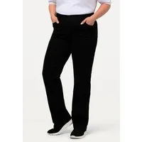 Ulla Popken Funktionshose Jeans Mandy gerade 5-Pocket-Form Komfortbund