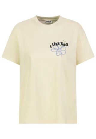 Authentic Style - RE9CIFQtU2hpcnQgUHJpbnQg icing yellow - Gr. - S