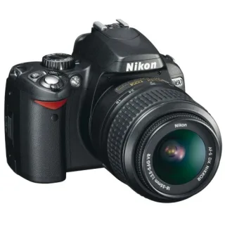 Nikon D60 [10MP 25"] schwarz inkl. AF-S DX 18-55mm 1:35-56G VR Objektiv