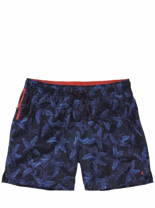 Mey & Edlich Herren Resort-Badeshorts Dschungel Blau 94 % Polyester, 6 % Elasthan