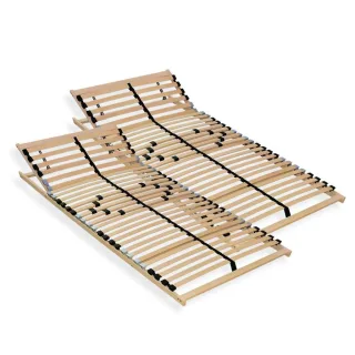 Sleepneo Lattenrost, Buche, Holz, 7-Zonen, 180x200 cm, Hergestellt in Deutschland, Blauer Engel, TÜV Süd, verstellbar, Schlafzimmer, Lattenroste