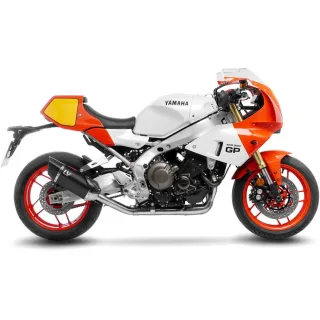 LeoVince Sportauspuff Komplettanlage LV-14 R BLACK Yamaha XSR 900 /GP Bj.2022-2026 EURO5/EURO5+/+ABE