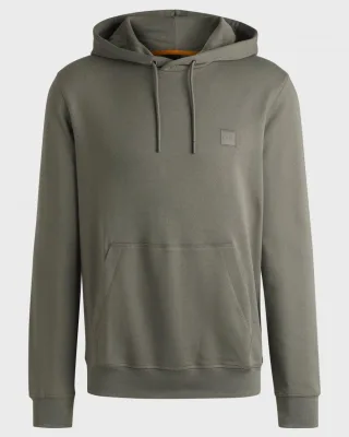 BOSS Orange Wetalk Herren Pullover Hoodie mit Logo-Patch