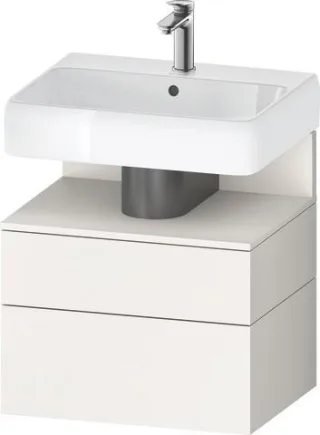 Duravit Qatego Waschtischunterbau wandhängend Weiß Supermatt 590x470x590 mm - QA4393084840000 QA4393084840000