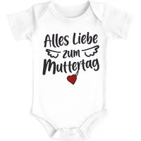 SpecialMe Body Baby Body Alles Liebe zum Muttertag Flügel Herz Geschenk für Mama