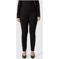 Les Lunes Leggings Zoola verdeckter Gummizug im Bund, unsichtbare Reißverschlüsse am Beinsaum