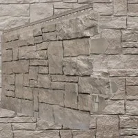 NOVIK Verkleidungspaneel NovikStone SK Platte 114x51cm 10 St. 4,65qm Felsstein grau, BxL: 51,44x114,3 cm, 0,46 qm, (Karton mit 10 Platten, 5,88 qm) Wandverkleidung mit 3-D-Effekt, problemlose Montage, Natursteinoptik