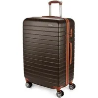 BRUBAKER Koffer Hartschalenkoffer Paris - Reisekoffer mit Zahlenschloss und 4 Rollen, 4 Rollen, Rollkoffer Größe XL - 49 x 76,5 x 29,5 cm - ABS Trolley