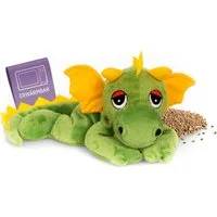 Habibi Plush Wärmekissen Habibi Plush Wärmetier Stofftier 1814 Glücksdrache grün, mit Hirsekörnerfüllung