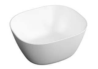 VitrA Plural Aufsatzschale hoch rechteckig 45 x 38 x 22 cm Sanitärkeramik Edelweiß,7811B401-0016 7811B401-0016