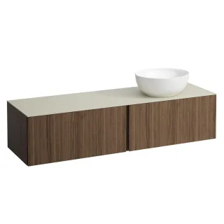 LAUFEN Waschtischunterschrank und Waschtischplatte ALESSI 500x1600x370 H4313530976301