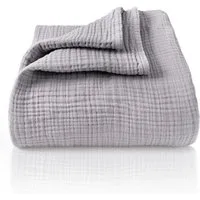 Laynenburg Tagesdecke Musselin aus 100% Baumwolle – Baumwolldecke, Kuscheldecke, Wohndecke als Sommerdecke, Bett-Überwurf, Couch-Überwurf, Sofa-Decke