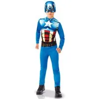 Rubie´s Kostüm Captain America-Kinderkostüm Marvel-Lizenzkostüm blau