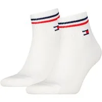Tommy Hilfiger Kurzsocken TH UNI TJ QUARTER 2P ICONIC (2 Paar) Half-Terry-Sohle für zusätzlichen Komfort