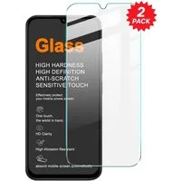 Wigento Displayschutzglas 2x für Xiaomi Redmi A7 Pro Bildschirmschutz 9H HD Hartglas für Xiaomi Redmi A7 Pro, Spar Set 0,26mm 9H 2.5D Hart Glas Folie, hoher Schutz