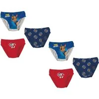 PAW PATROL Slip 6x PAW PATROL Jungen Unterhosen sechs Slips Schlüpfer Unterwäsche Set Kinder Gr.92 98/104 110/116 122/128 für 2 3 4 5 6 7 8 9 10 Jahre