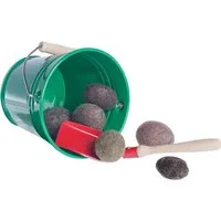 Jamso Design Holzpferd Pferde-Äppel-Set, DIY-Set für Kinder