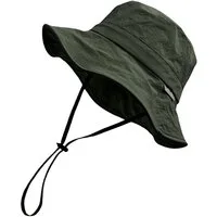 Zaewry Sonnenhut Fischerhut Wasserdicht mit Kinnriemen Sommerhut Eimerhut Anglerhut Für Männer und Frauen Outdoor