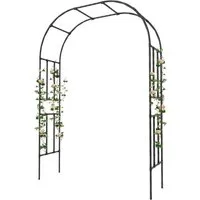 GarveeMore Spalier Metall Gartenbogen, Rankgitter–Robuster Stahl Gartenbogen für Partys