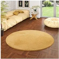 Snapstyle Hochflor-Teppich Hochflor Shaggy Teppich Palace Rund, Rund, Höhe: 36 mm