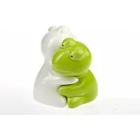By Bers Salzstreuer Kuh Frosch Eier Elefant Glücksschwein Salzstreuer Keramik, (Eier Frösche Kühe Elefanten Glücksschwein Salzstreuer), hochwertige Handarbeit