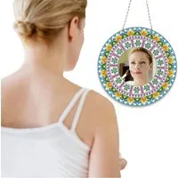 Zaewry Kreativset Basteln Diamond Painting Spiegel Bastelset Geschenk, (1-tlg)